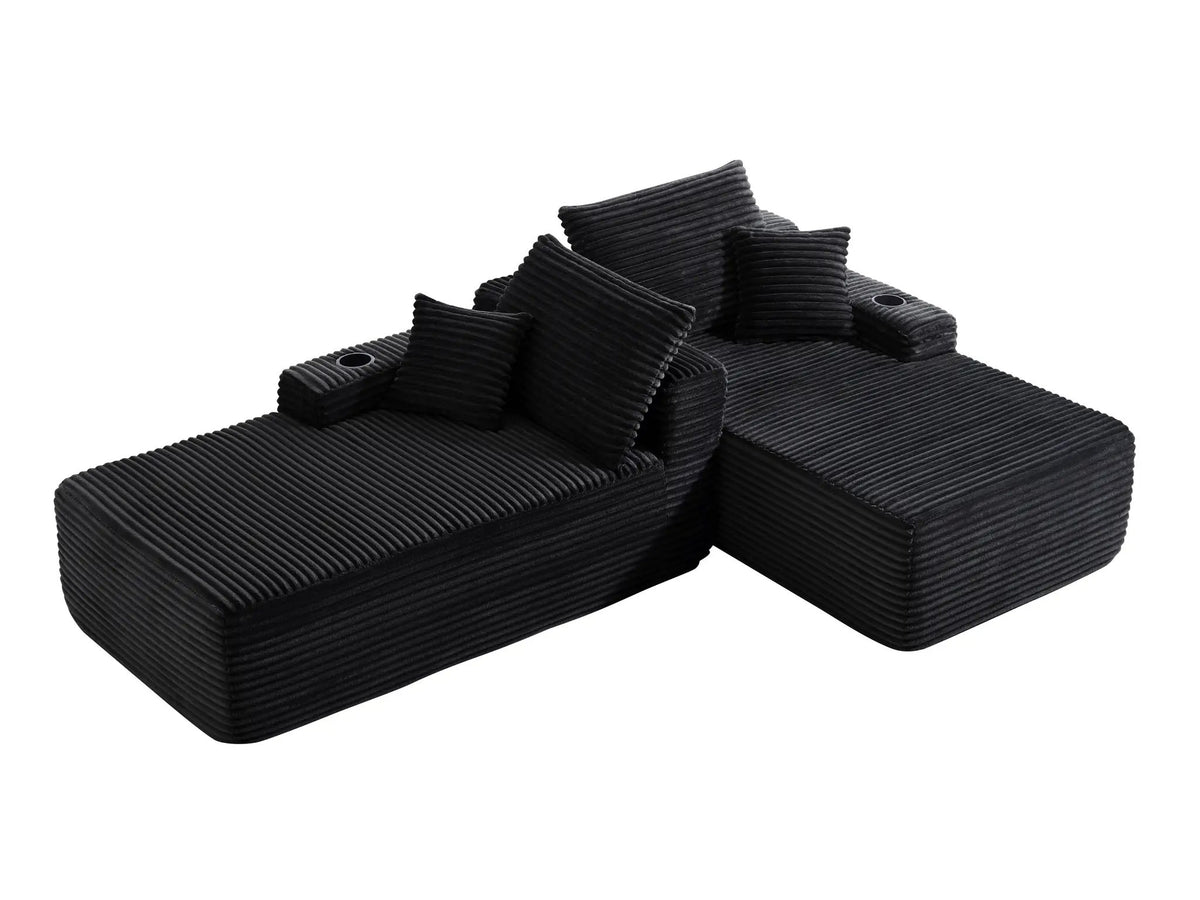 69" Cloud Sectional Couch by HouseOfZazla