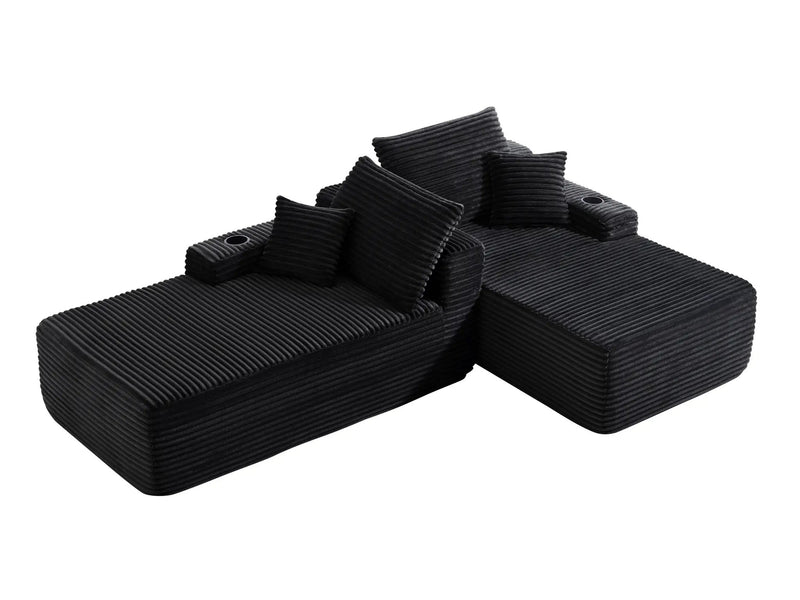 69" Cloud Sectional Couch by HouseOfZazla