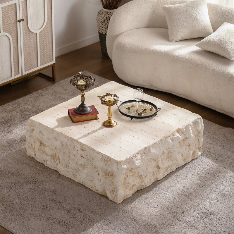 MgO Mid-Century Square Centre Coffee Table by HouseOfZazla