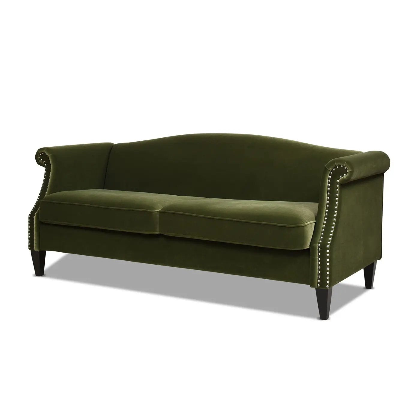 Elaine - Camel Back Small Space Sofa by HouseOfZazla