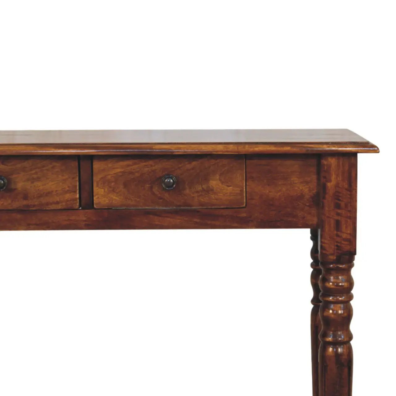 Turned Legs Drawer Console Table by Unique Piece Furniture