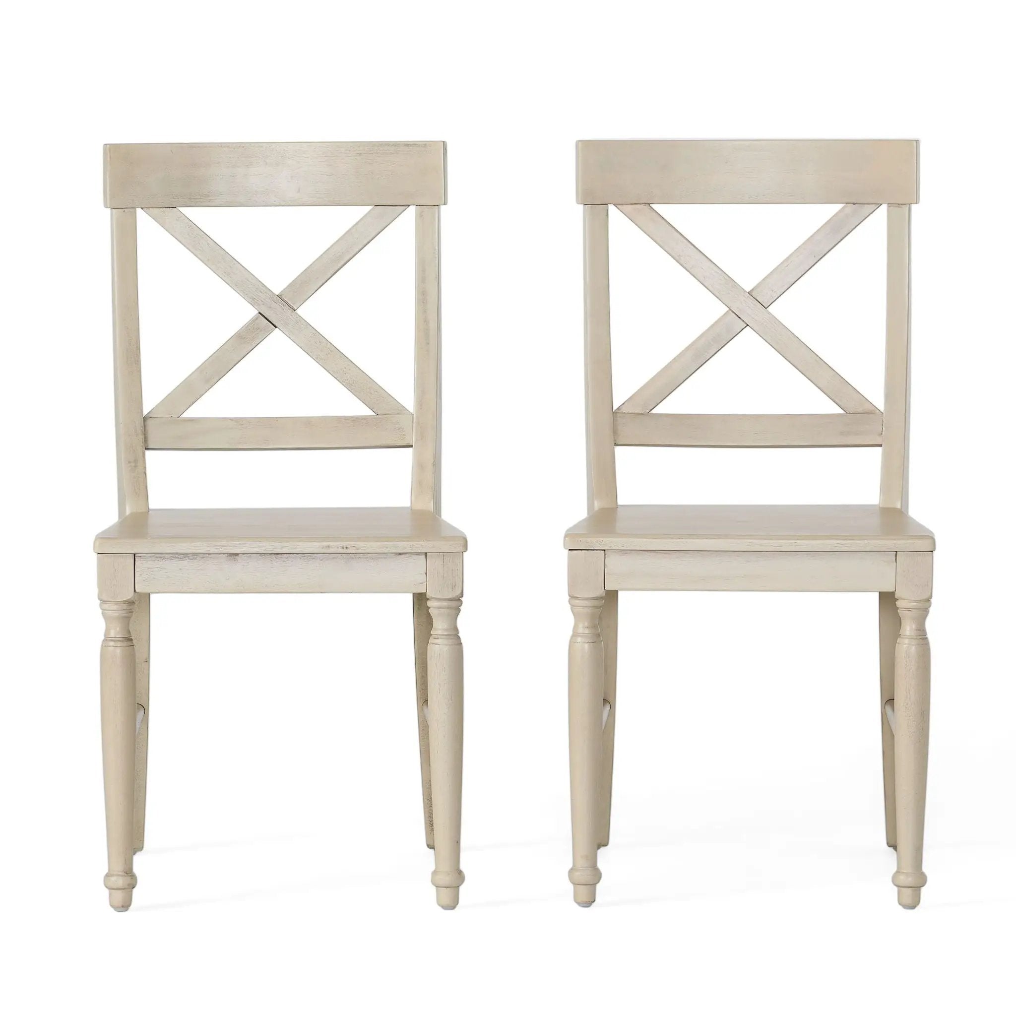 Dining Chair With X Shaped Back (Set of 2) by HouseOfZazla