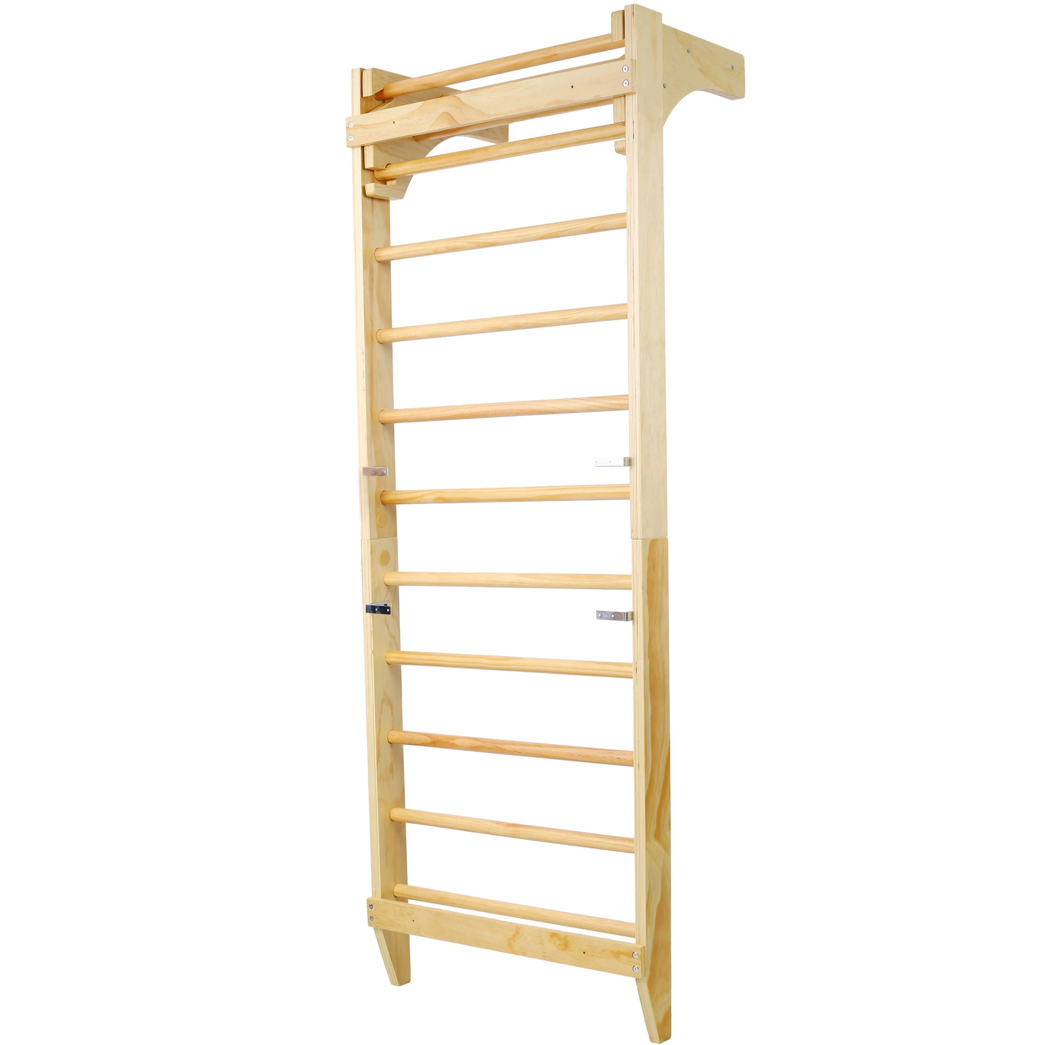 Swedish Ladder, Stall Bars Set For Physical Therapy & Gymnastics - Natural by HouseOfZazla