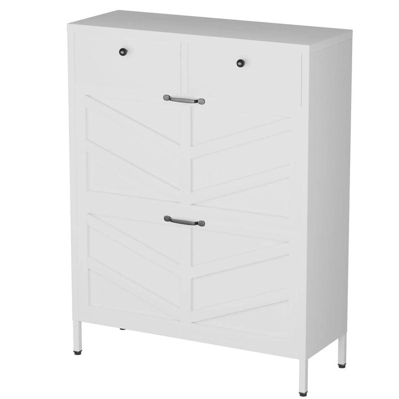 Shoe Cabinet With Flip Drawers by Unique Piece Furniture