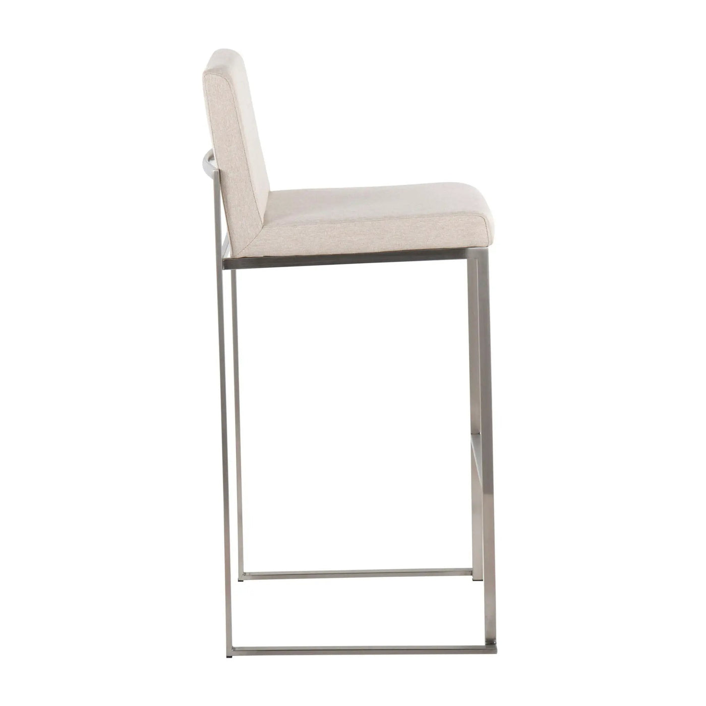 Fuji - Contemporary And Modern Elegance High Back Barstool by HouseOfZazla