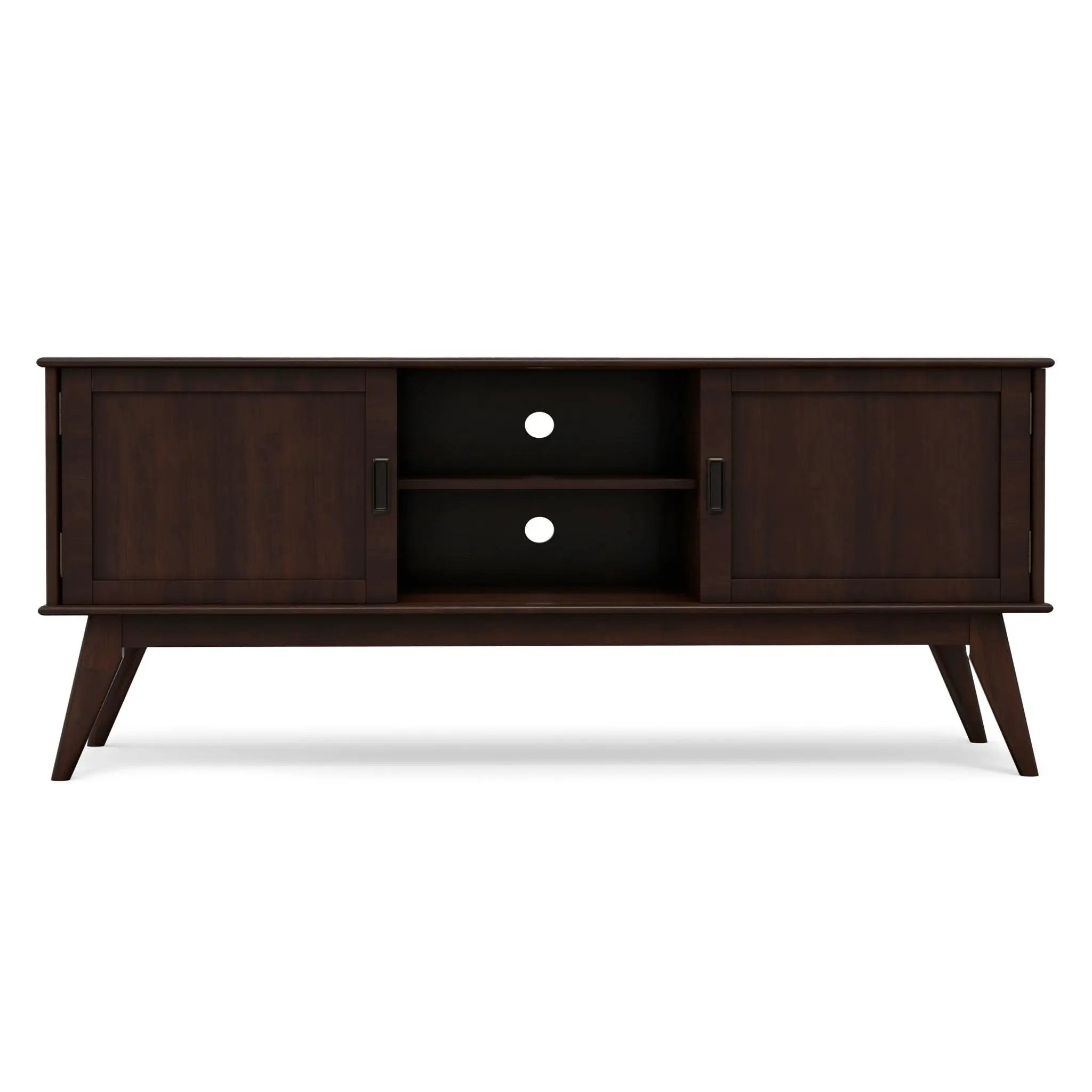 Draper - Handcrafted Mid Century Low TV Media Stand by Unique Piece Furniture