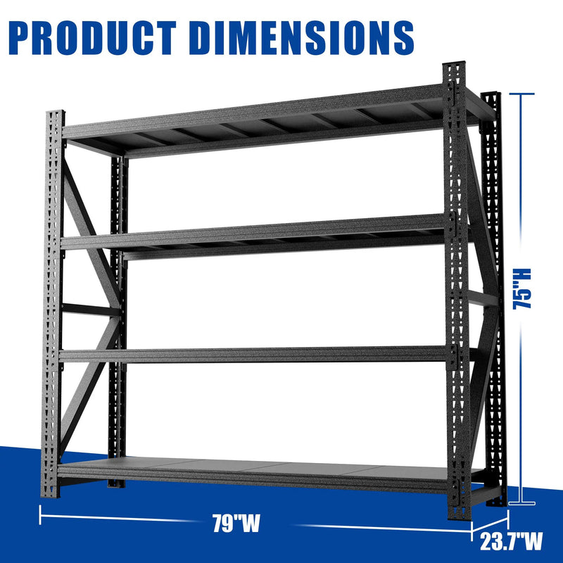 Heavy Duty Metal Adjustable Garage Shelves by HouseOfZazla