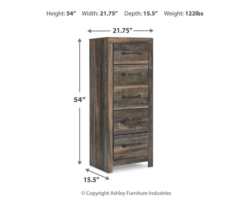 Drystan - Narrow Chest - Brown / Beige by Unique Piece Furniture