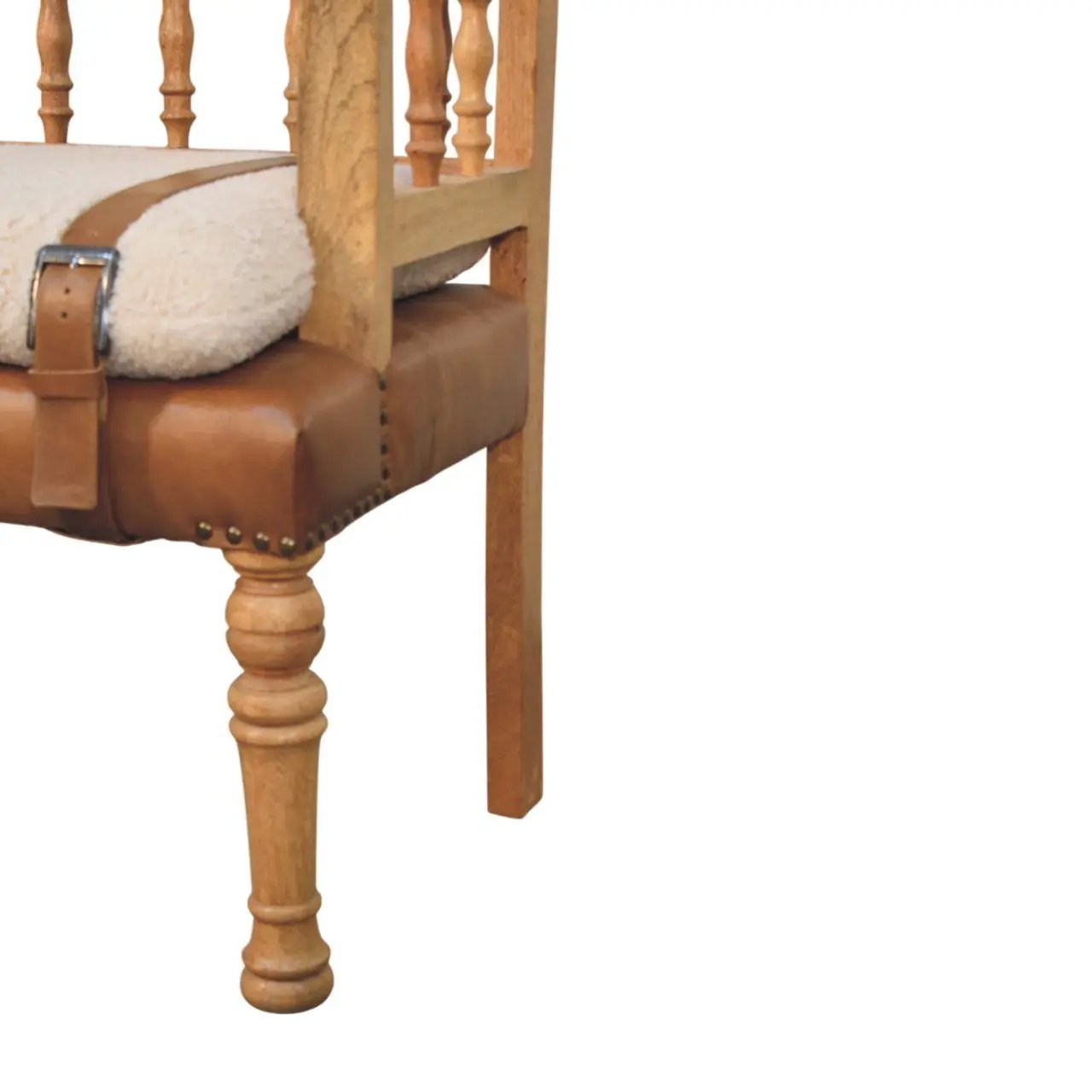 Strapped Hallway Bench by HouseOfZazla