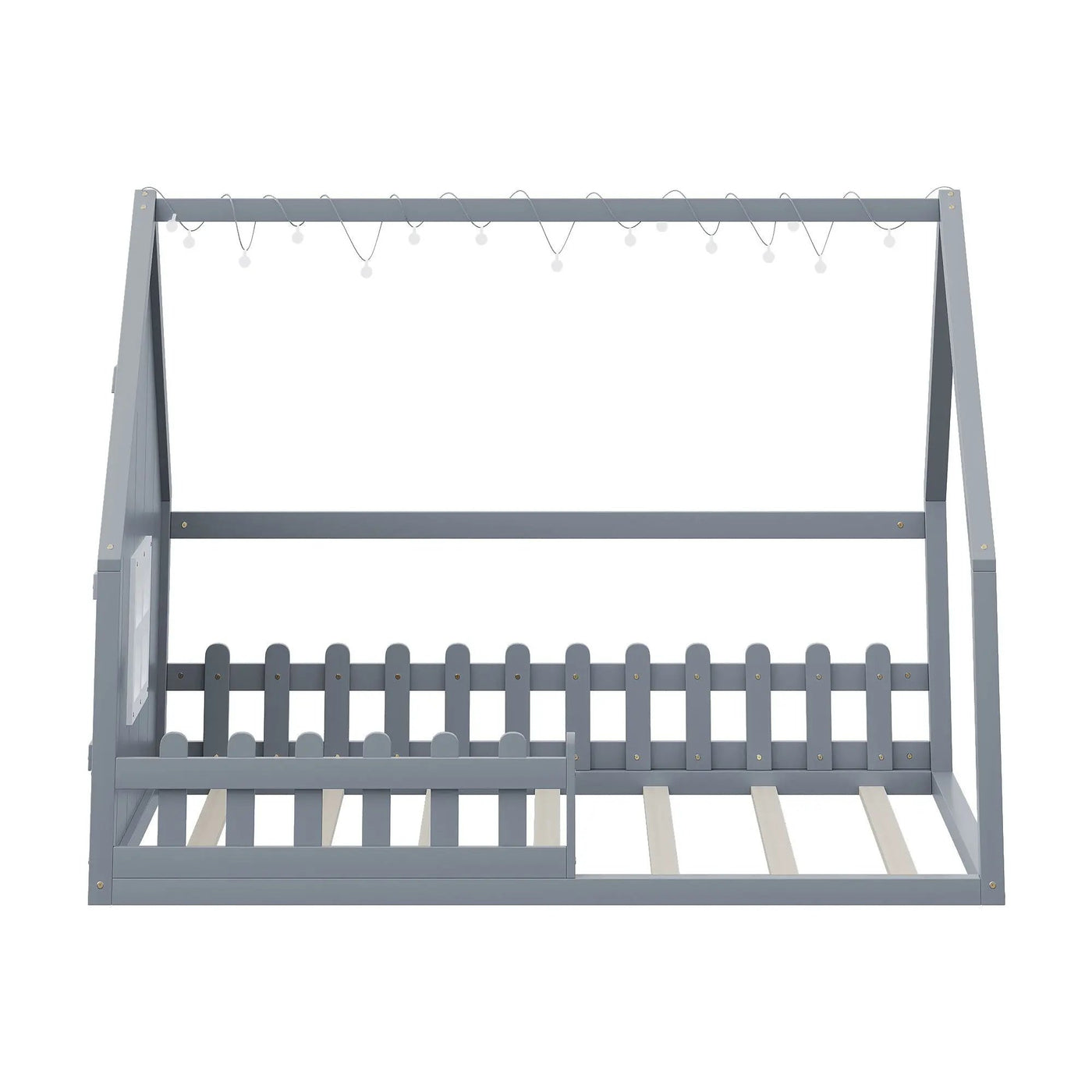 House Bed With Window And Fence by Unique Piece Furniture