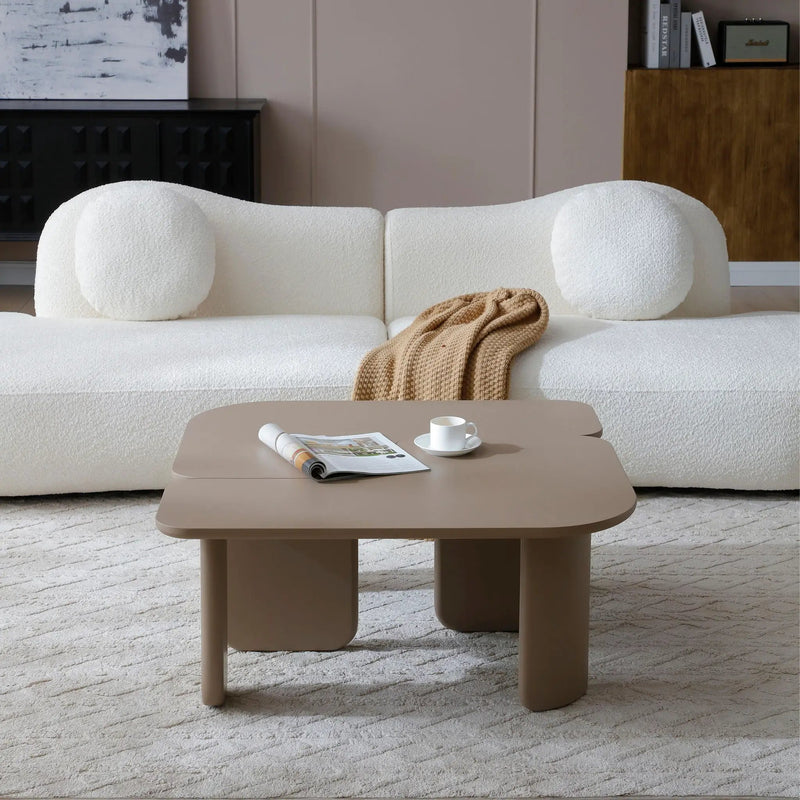 L-Shape Coffee Table For Living Room by HouseOfZazla