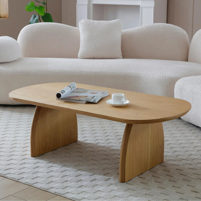 Oval Coffee Table For Living Room by Unique Piece Furniture