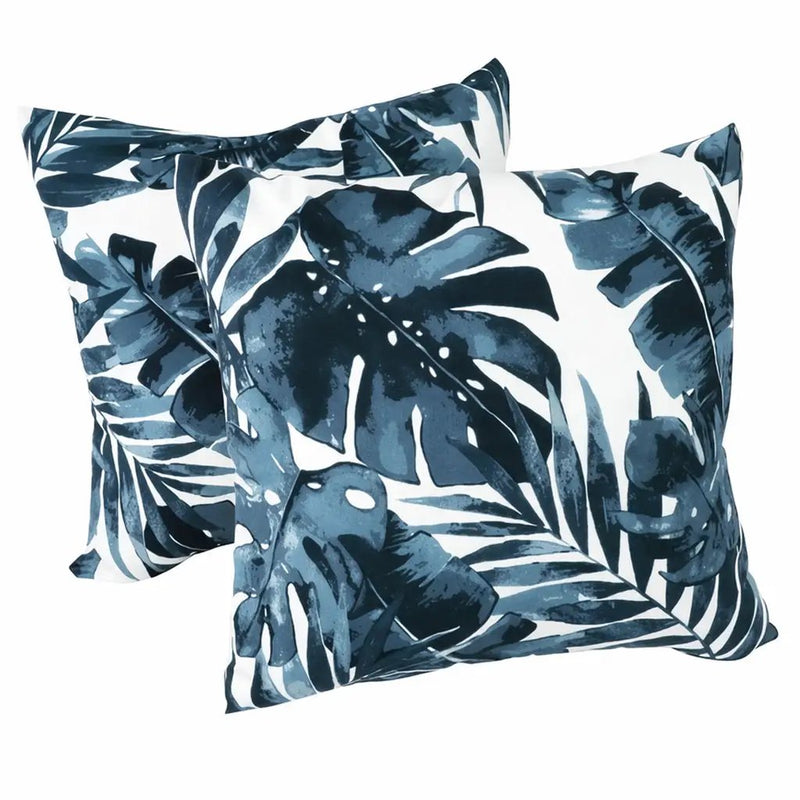 Outdoor Throw Pillows 2 Pack, 18x18 Inch, Waterproof & Fade Resistant by HouseOfZazla