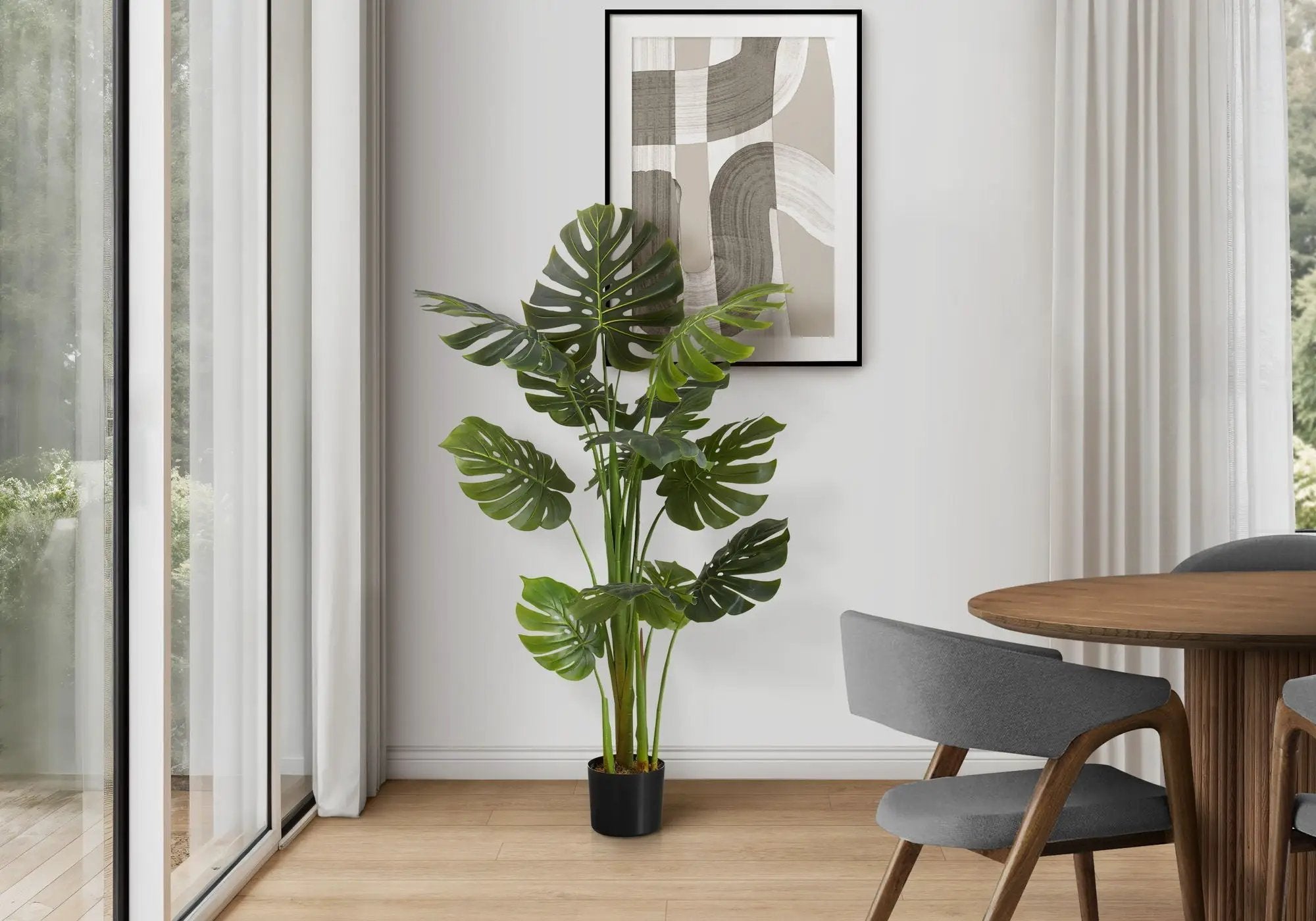 55" Tall Artificial Monstera Tree by HouseOfZazla