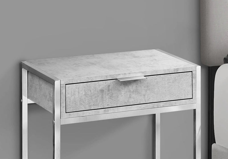 Accent Side Table, Storage Drawer, Spacious Tabletop by Unique Piece Furniture
