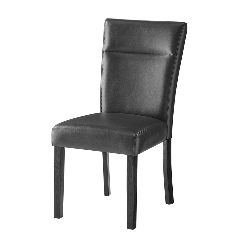 Dining Table And 4 Padded Chairs - Black by HouseOfZazla