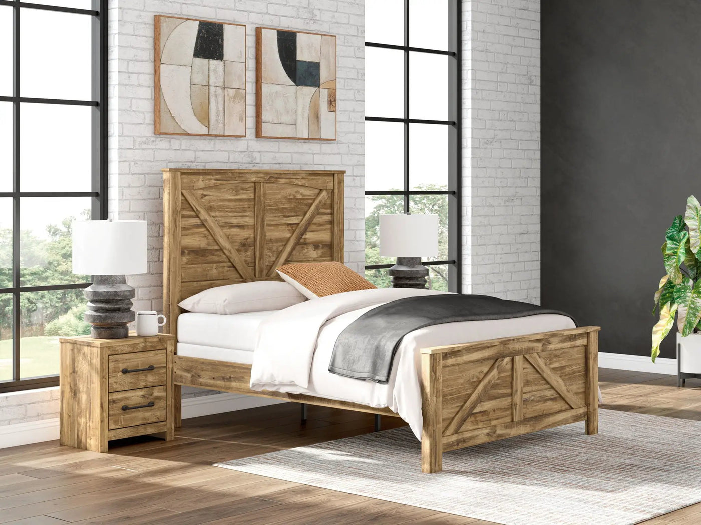 Maystonna - Crossbuck Panel Bed by Unique Piece Furniture