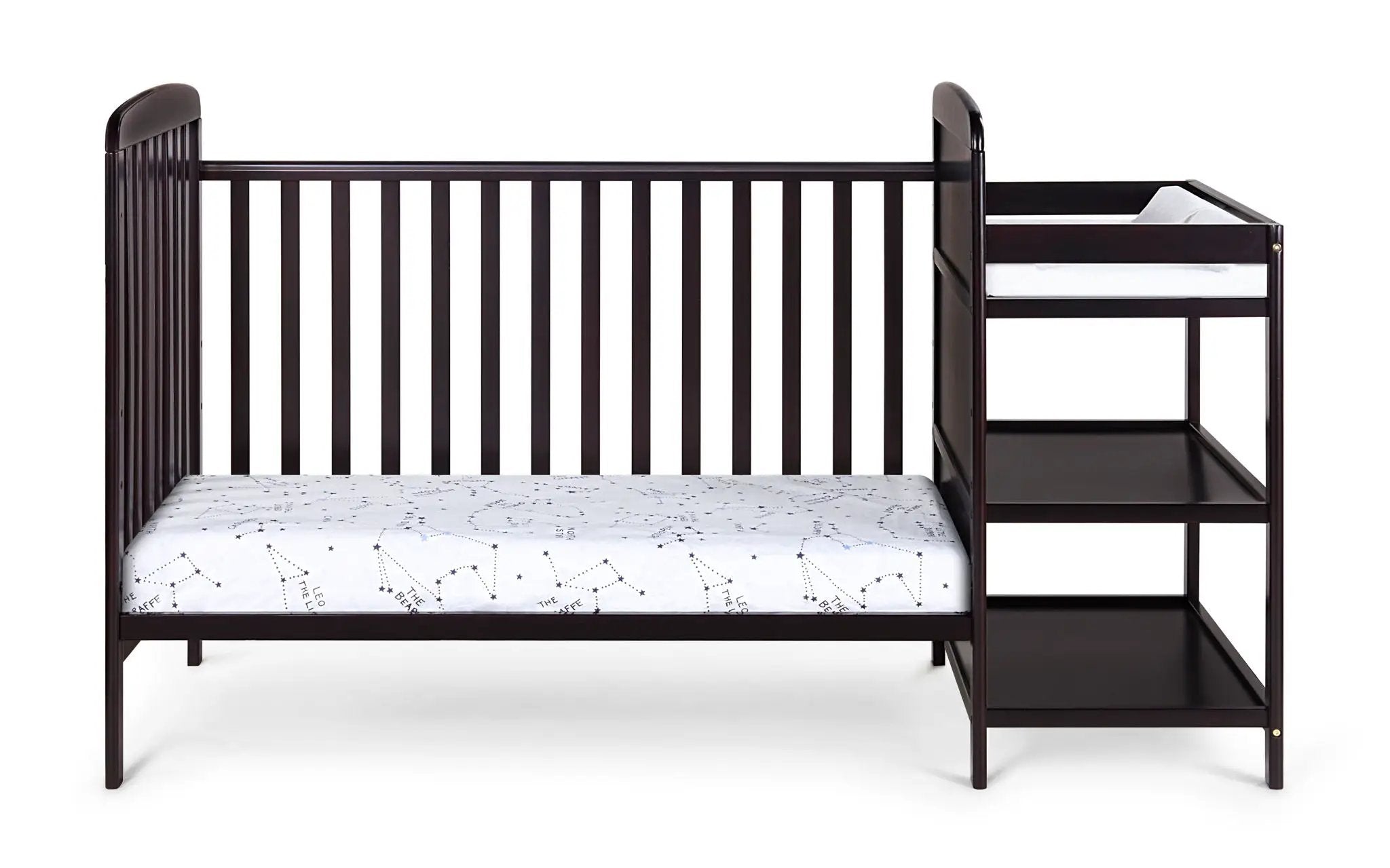 Ramsey - 3-in-1 Convertible Crib / Changer Combo by HouseOfZazla