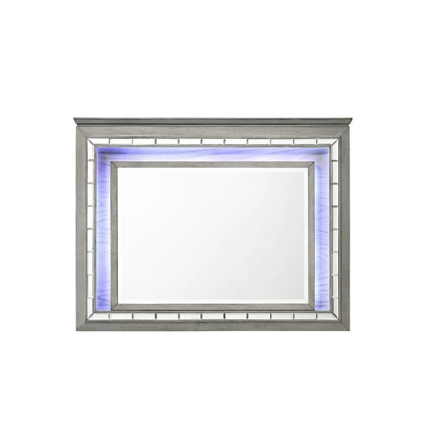 Antares - Mirror With LED - Light Gray