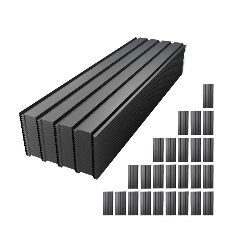 Metal Roof Panel Length 61IN Galvanized Roof Panels by HouseOfZazla