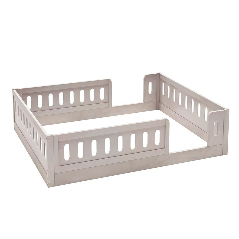Platform Bed With Guardrail by Unique Piece Furniture