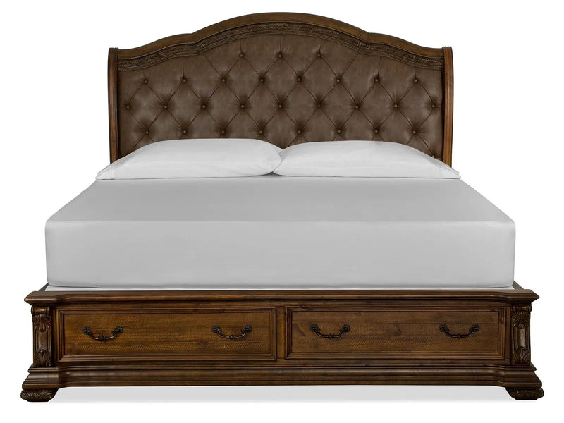Durango - Upholstered Sleigh Storage Bed by Unique Piece Furniture