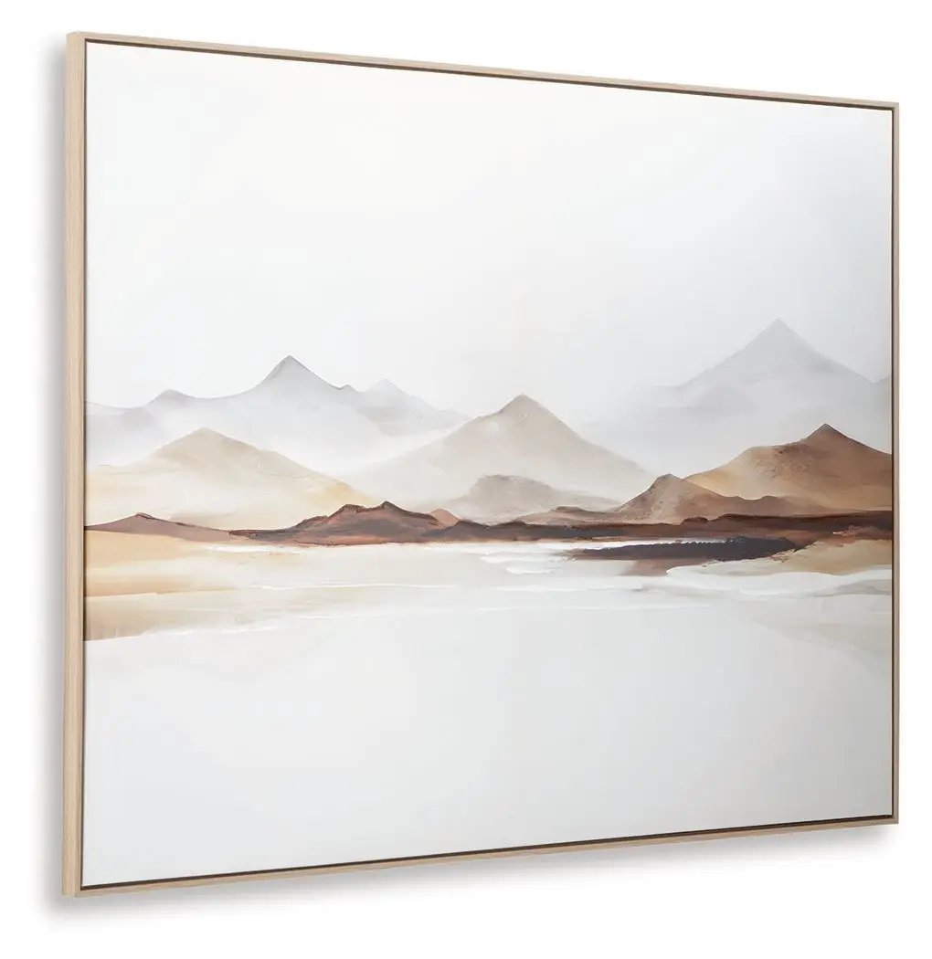 Karalen - Wall Art - White / Gray / Brown by Unique Piece Furniture