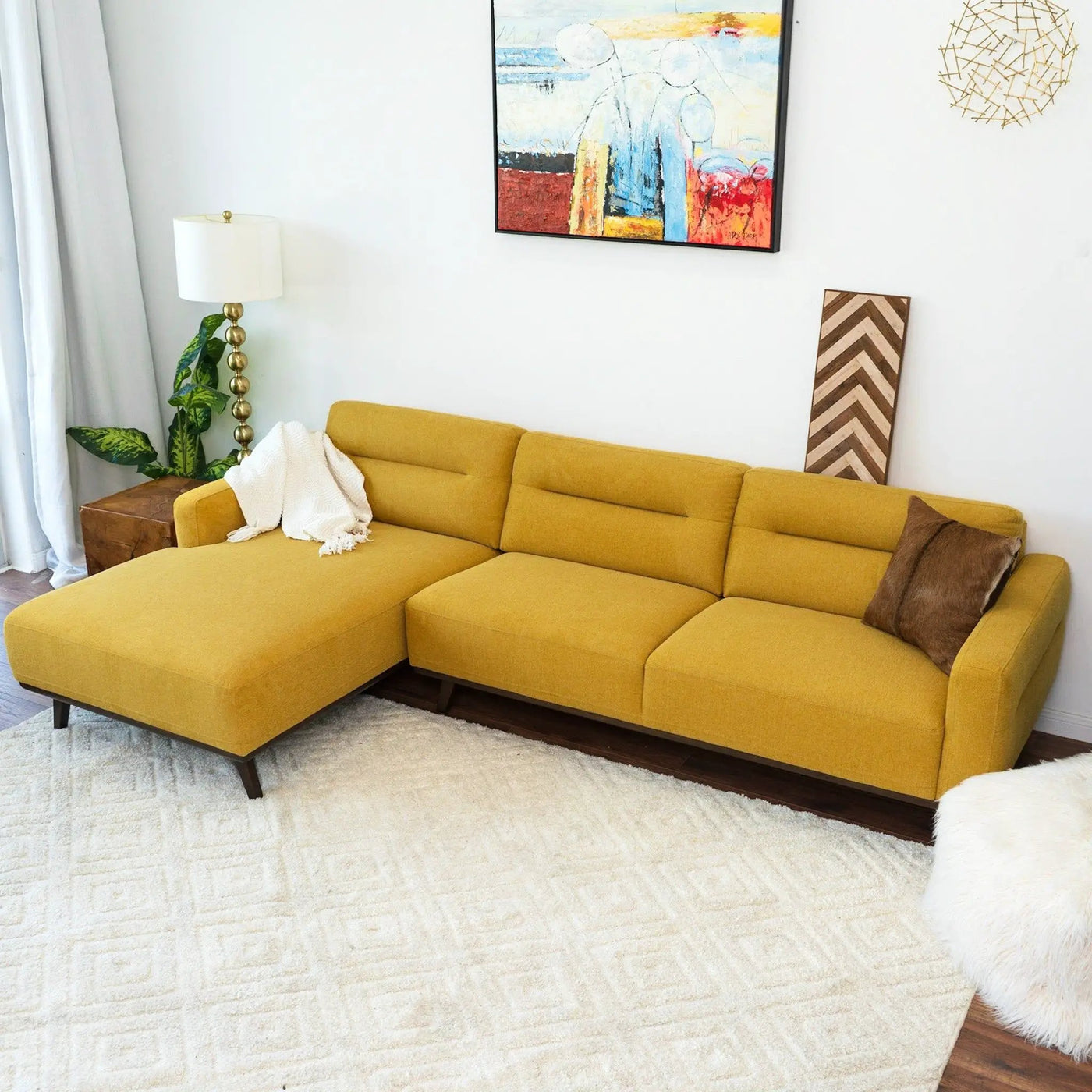 Ella - L-Shaped Sectional Couch by HouseOfZazla