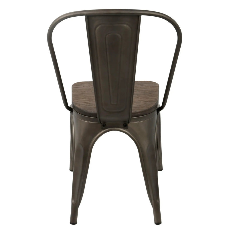 Oregon - IndustrialFarmhouse Stackable Dining Chair (Set of 2) by Unique Piece Furniture