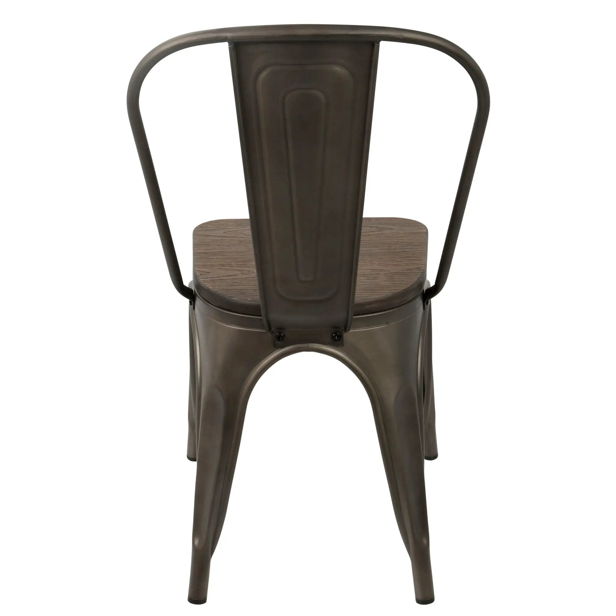 Oregon - IndustrialFarmhouse Stackable Dining Chair (Set of 2) by HouseOfZazla