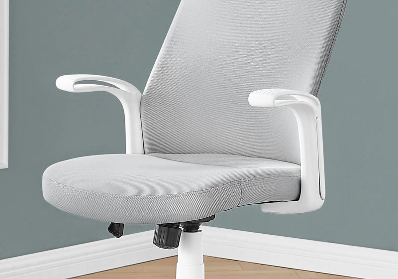 Office Chair, Adjustable Height, Swivel, Armrests, Contemporary & Modern by HouseOfZazla