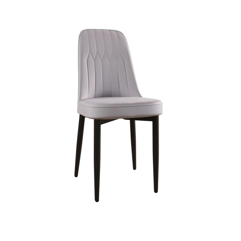 Modern Dining Chair With Cushions And Metal Legs by HouseOfZazla