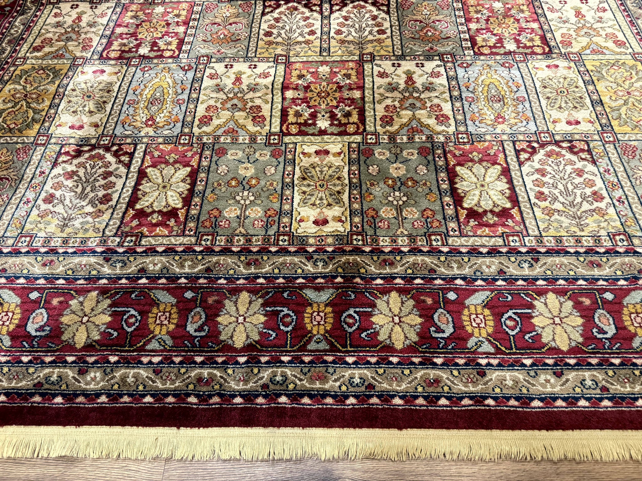 Karastan Bakhtiyari Rug 8.8 x 10, Antique Legends Karastan Wool Carpet #2200-202, Multicolor Panel by Jewel Rugs