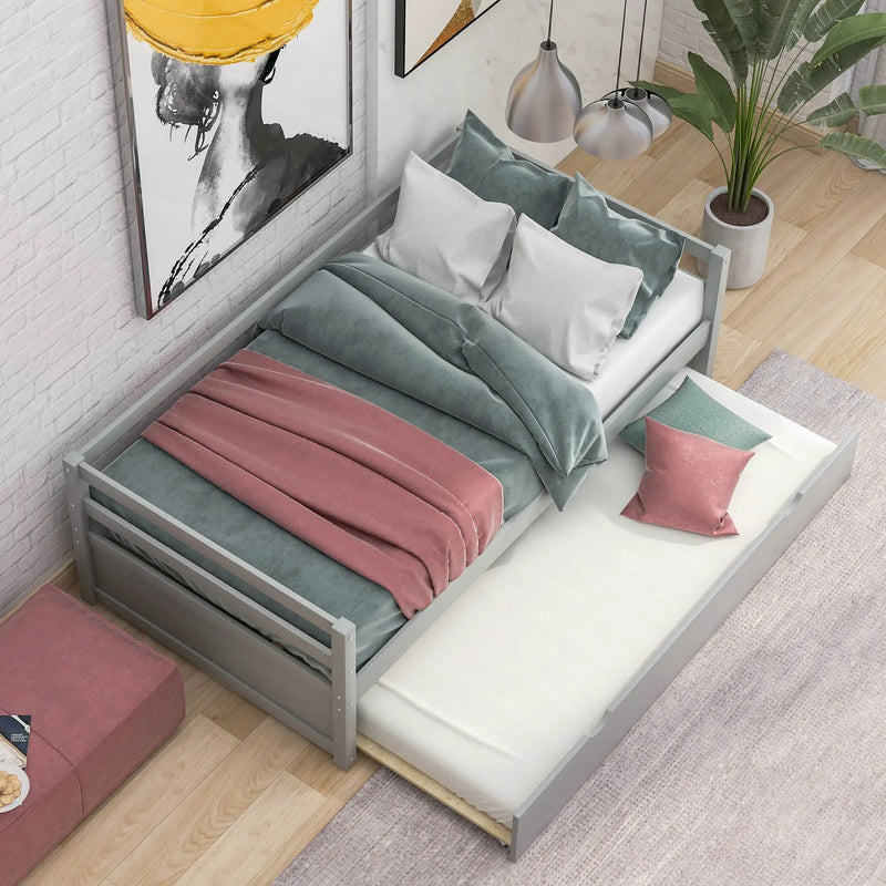 Twin Daybed With Trundle Frame Set by Unique Piece Furniture