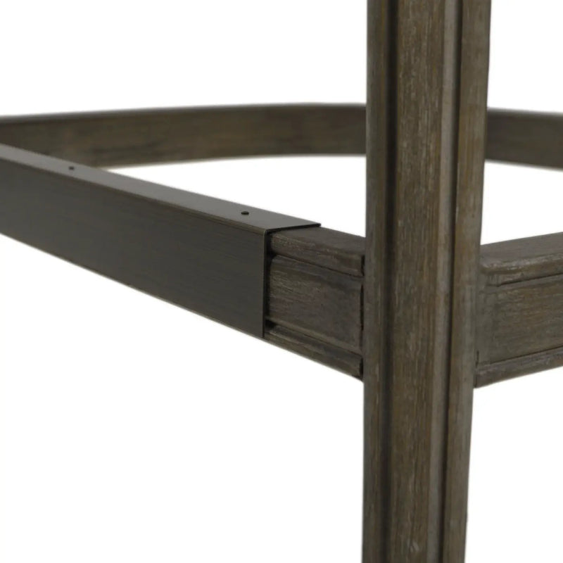 Paris - Farmhouse Counter Height Bar Stool With Backrest by Unique Piece Furniture