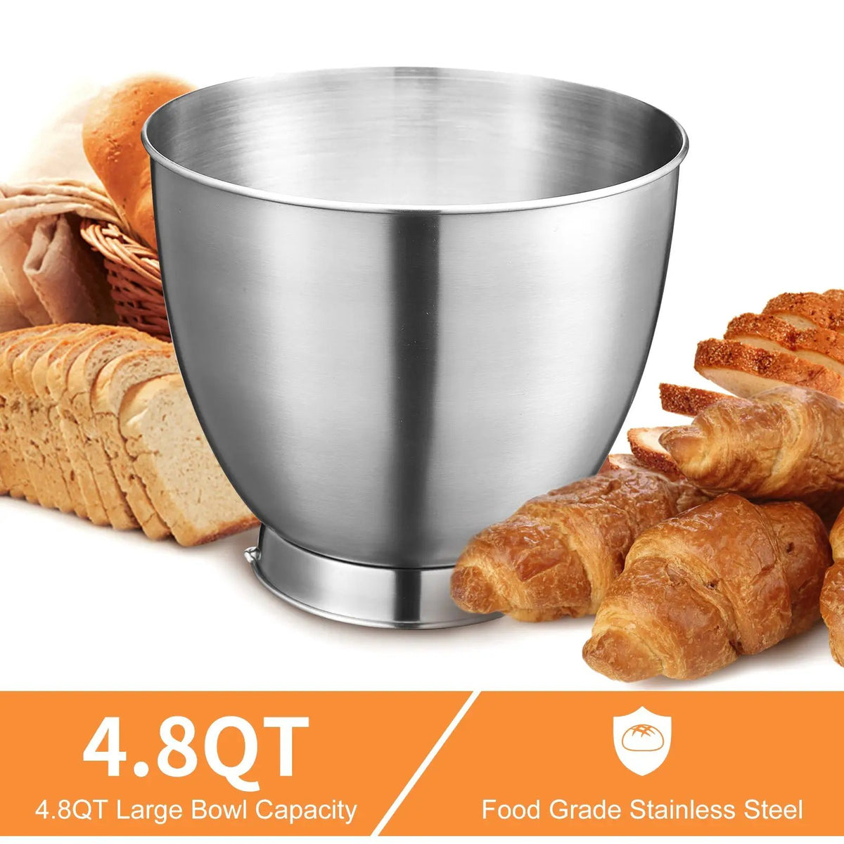 Geek Chef Electric Stand Mixer, 4.8QT by HouseOfZazla
