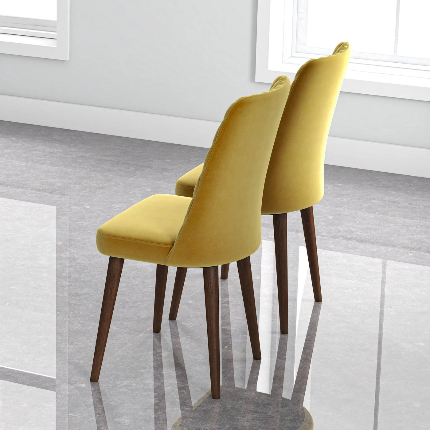 Katie - Mid-Century Modern Dining Chair (Set of 2) by Unique Piece Furniture