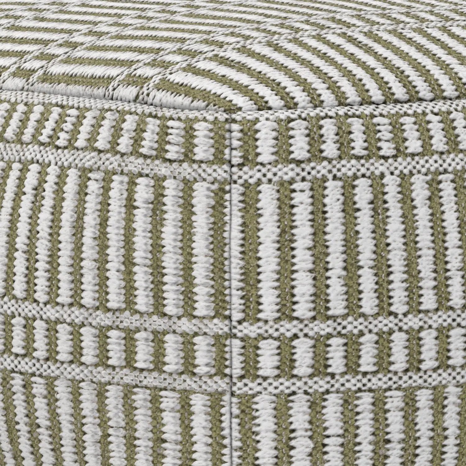 Safford - Square Outdoor / Indoor Pouf by Unique Piece Furniture