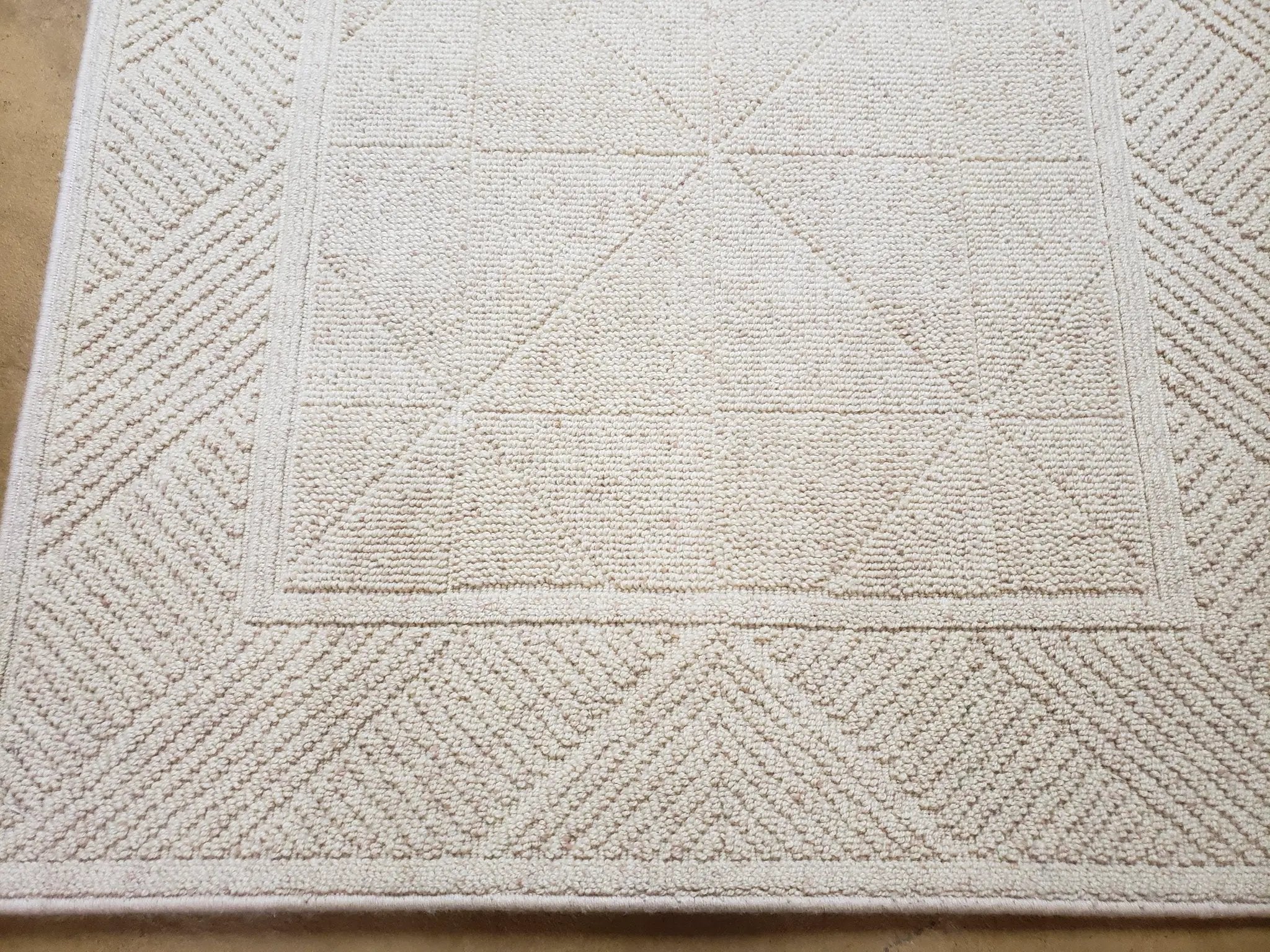 3x5 Karastan Sisal Rug Collection, Design 379/80504, Sambava II, 3'6 x 5'3, Beige Karastan Rug with Label, Authentic Karastan, Entryway Rug by Jewel Rugs