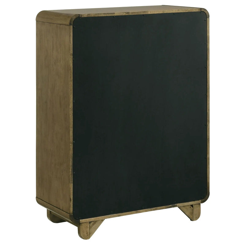 Amsbury 5-drawer Chest of Drawers Nutmeg by Unique Piece Furniture