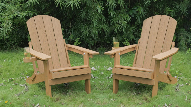 2-Piece All-Season Outdoor Lounge Chairs For Patio Leisure & Garden Relaxation Moments by HouseOfZazla