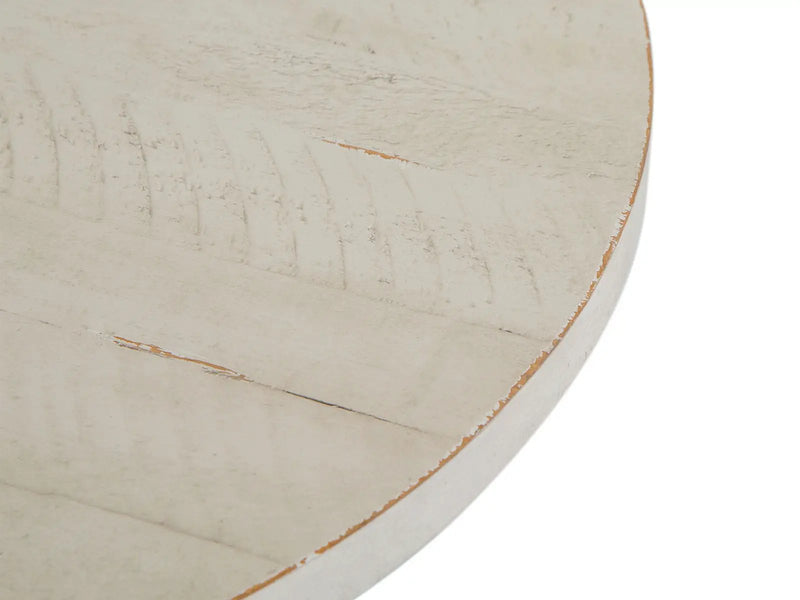 Bronwyn - Round Accent Table - Alabaster by Unique Piece Furniture