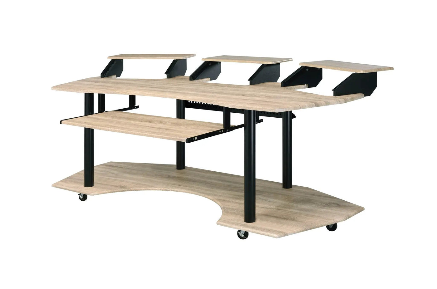 Eleazar Music Recording Studio Desk Wood by HouseOfZazla