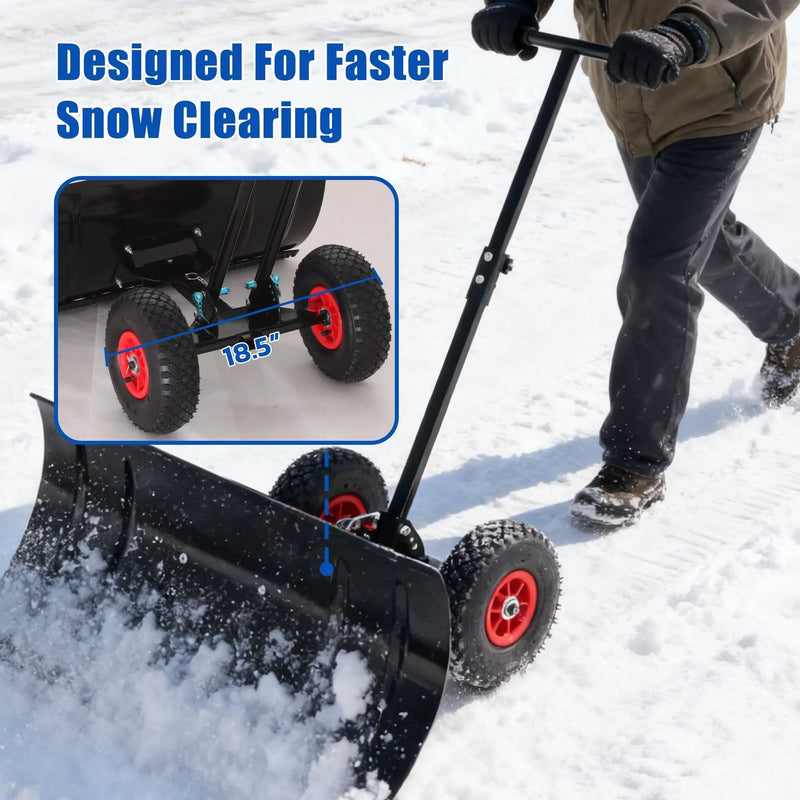30" Wide Metal Snow Pusher by HouseOfZazla