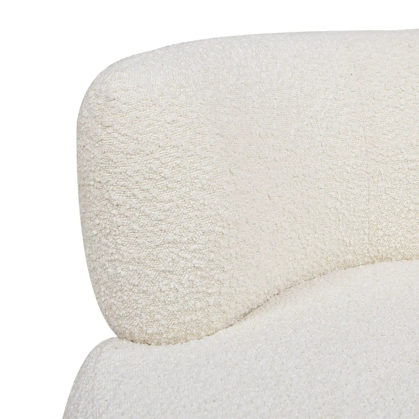 Fuji - 360 Swivel Low Barrel Back Accent Chair - Ivory White by Unique Piece Furniture