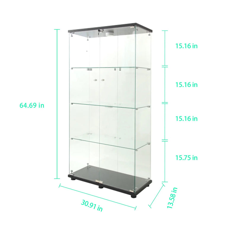 Tempered Glass Display Cabinet by HouseOfZazla