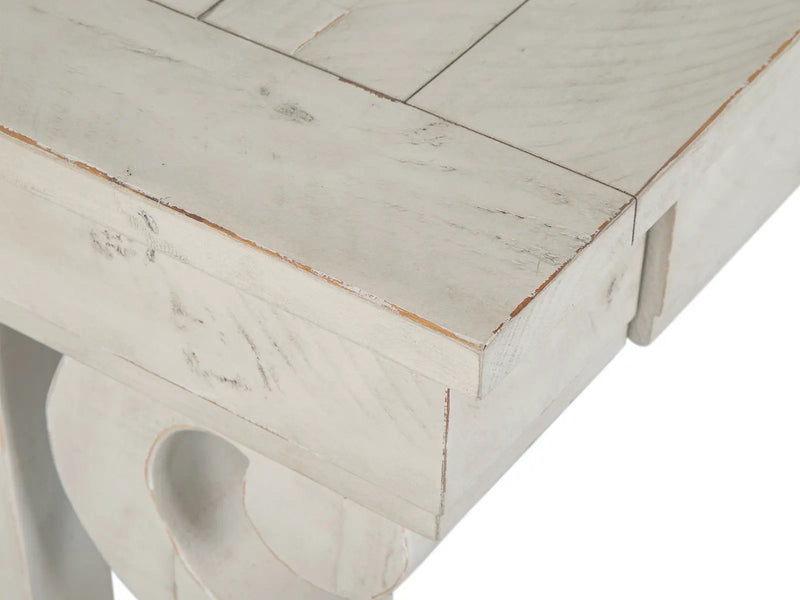 Bronwyn - Rectangular Sofa Table - Alabaster by Unique Piece Furniture