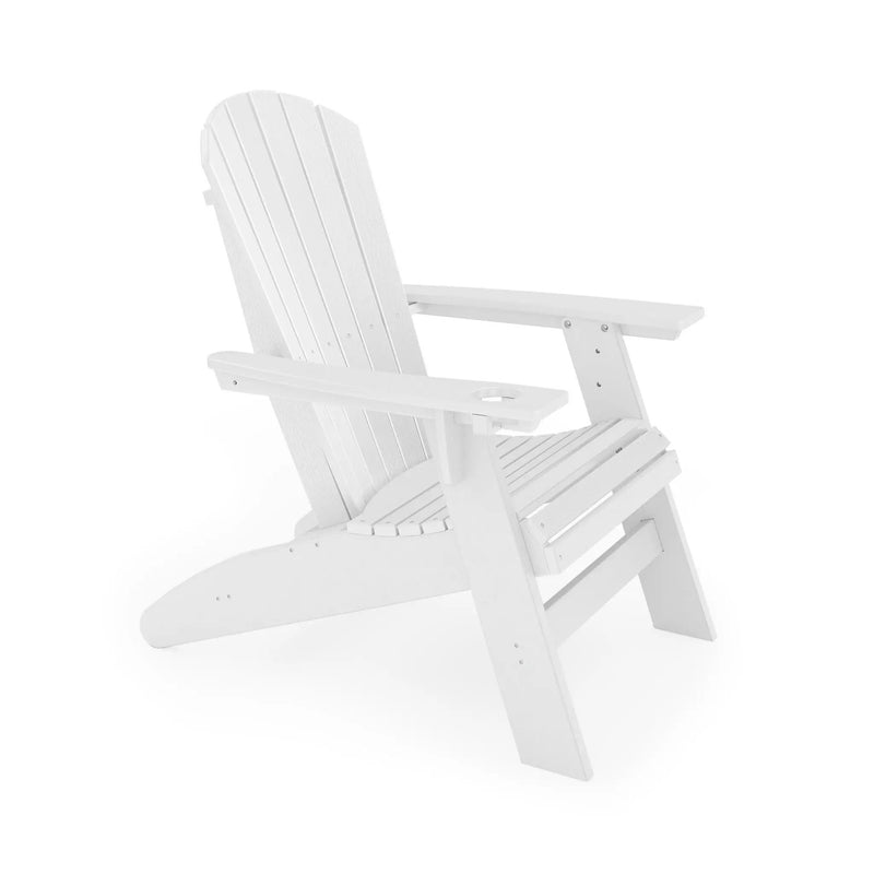 Adirondack Chair Sturdy HDPE Poly Lumber For Poolside, Patio, And Garden Relaxation by HouseOfZazla