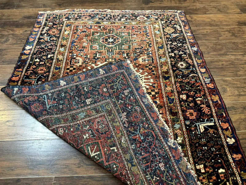 Antique Persian Karajeh Heriz Rug 5x6 by Jewel Rugs