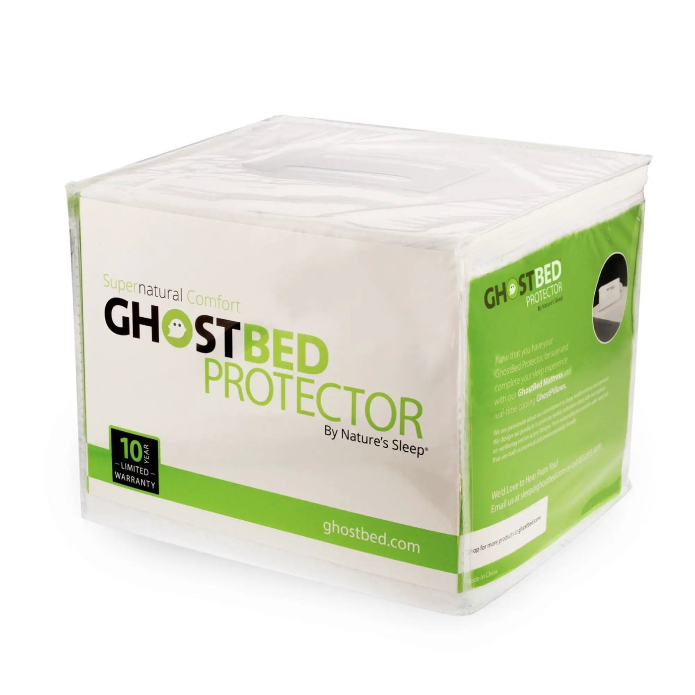 Ghostprotector - Waterproof Mattress Protector With Soft Knit Top And Stay Put Elastic Edges by HouseOfZazla